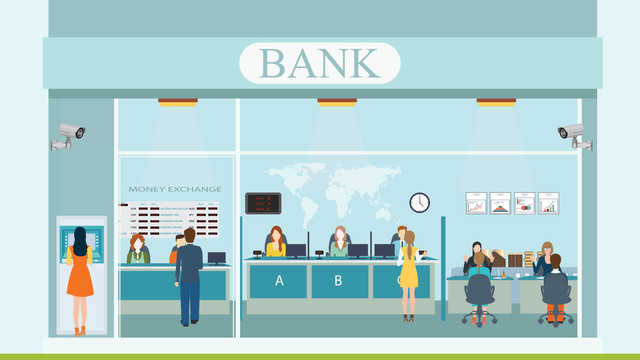 Video surveillance in banks