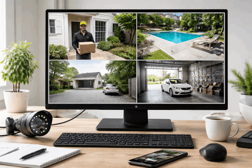 Как вывести изображение с камеры на монитор